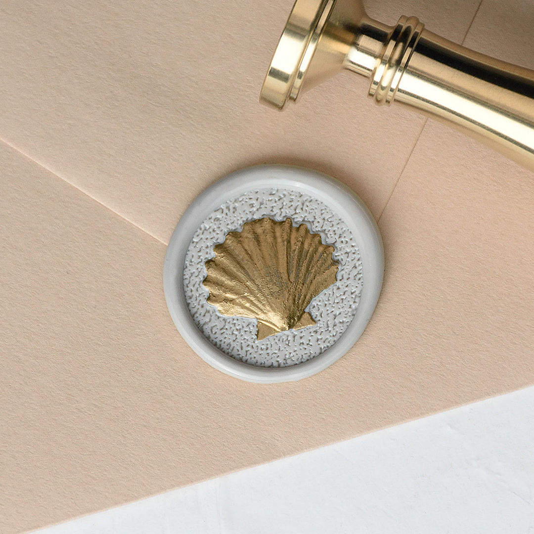 Seashore Brass Wax Stamp