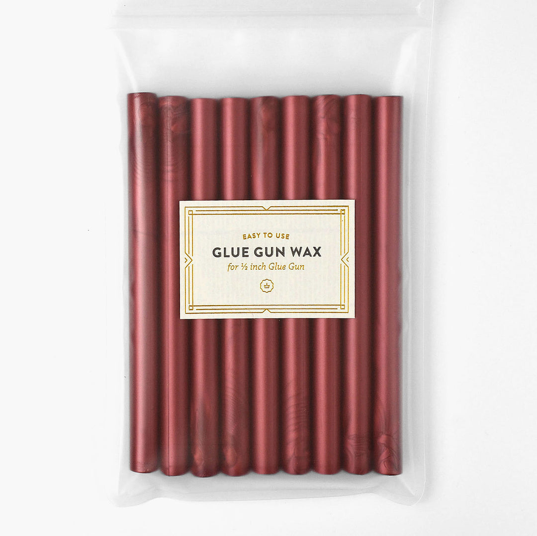 Crimson Glue Gun Wax