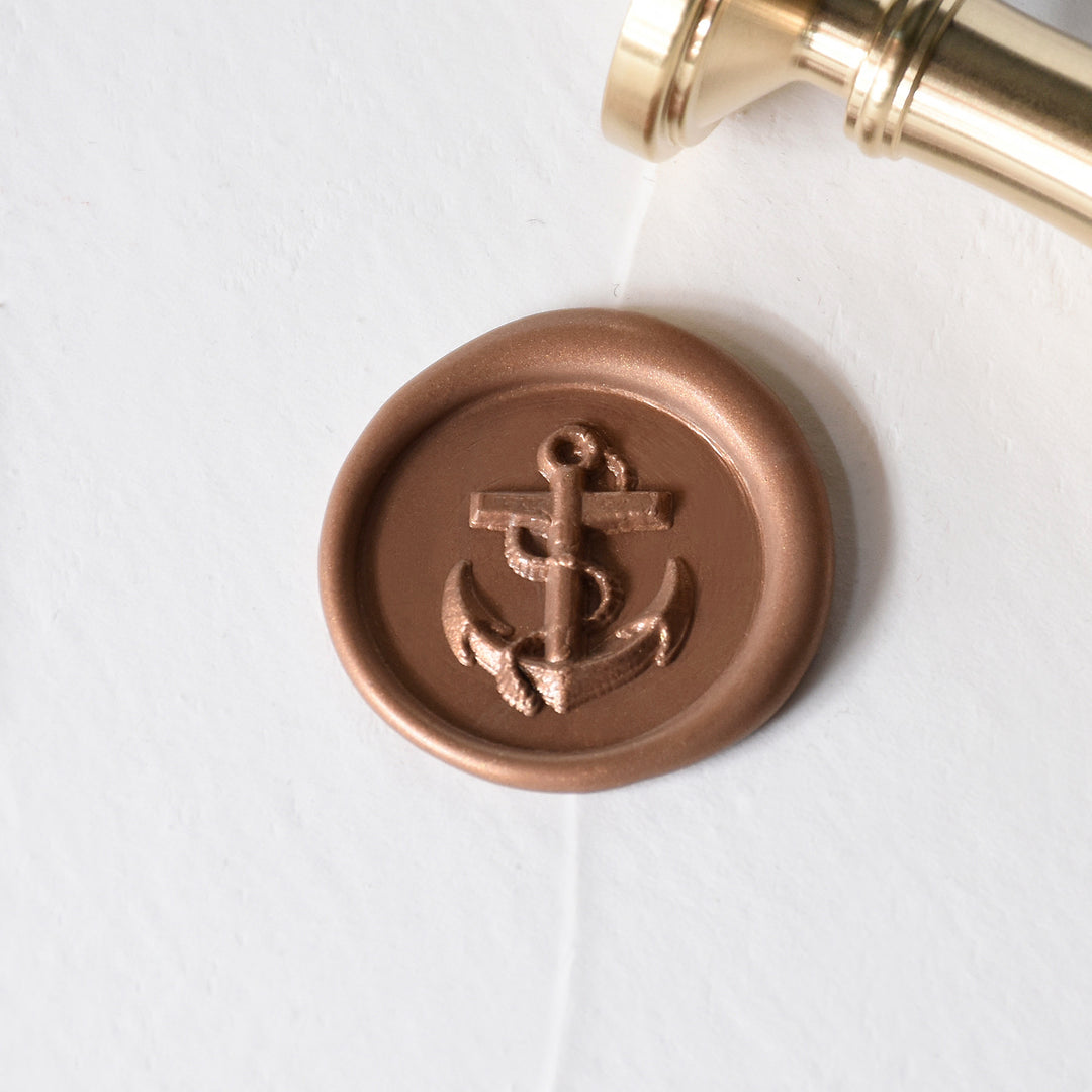 Anchor Brass Wax Stamp
