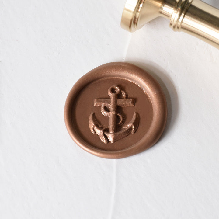 Anchor Brass Wax Stamp
