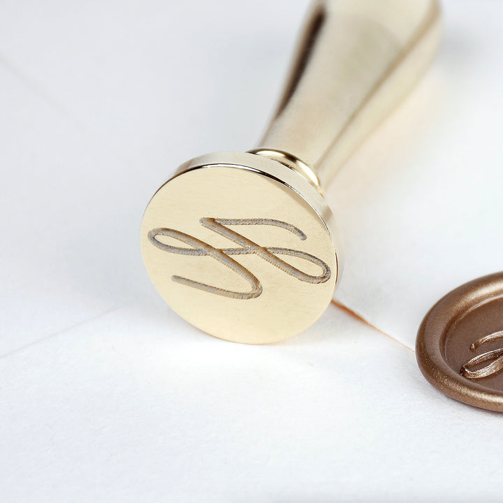 Initial Heirloom Brass Stamp