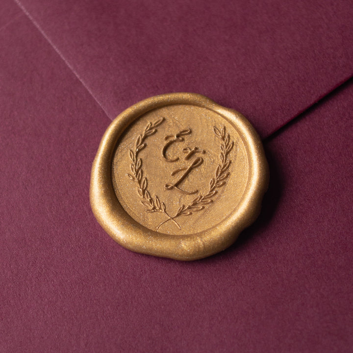 Calligraphy Monogram Wax Seal