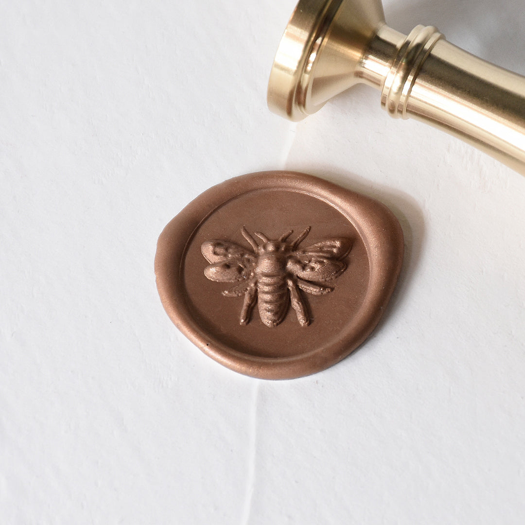 Honey Bee Brass Wax Stamp