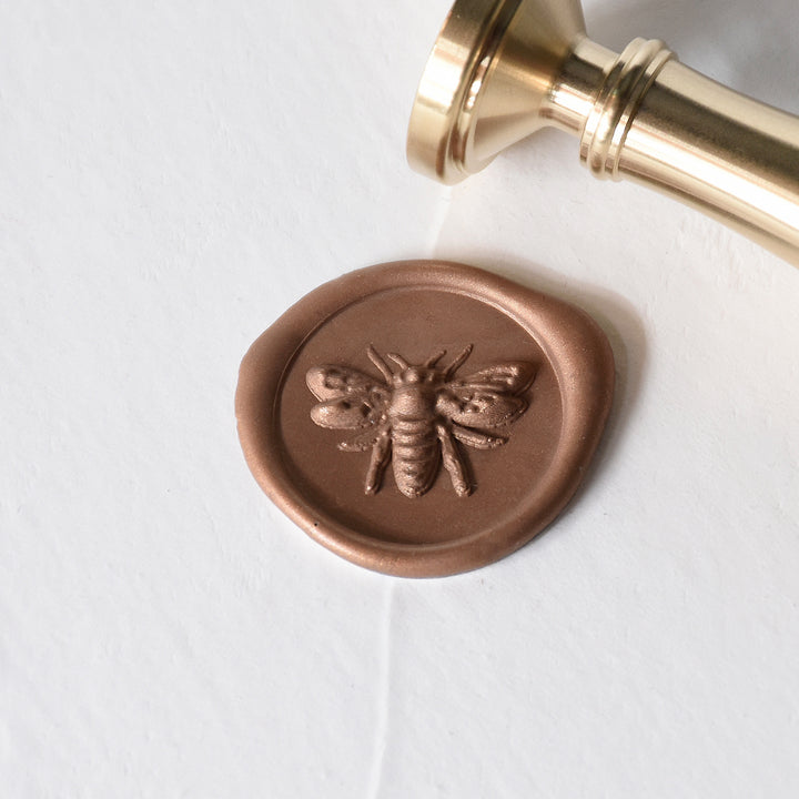 Honey Bee Brass Wax Stamp