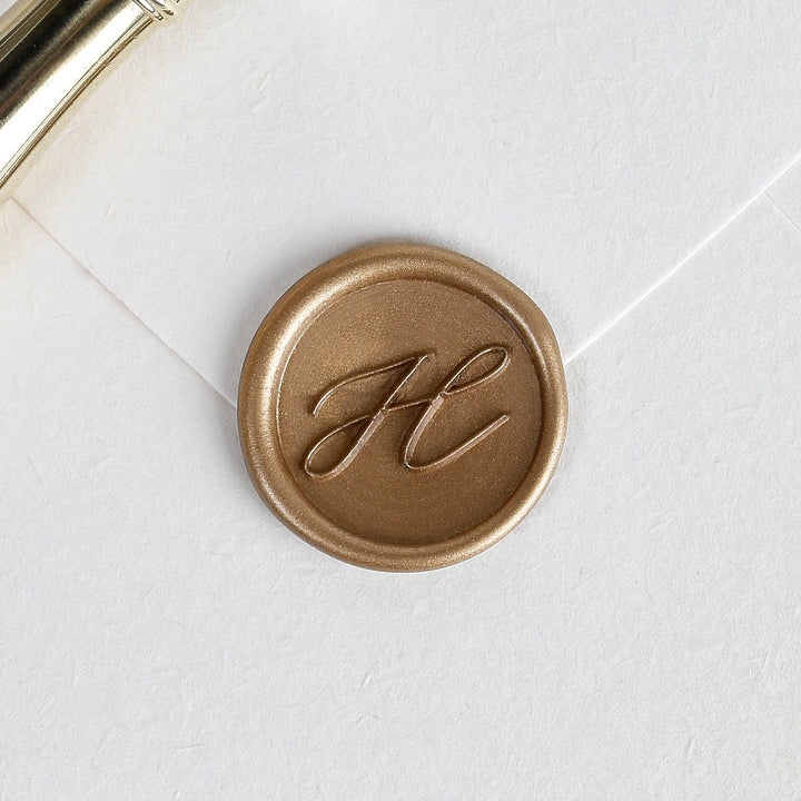 Initial Heirloom Brass Stamp