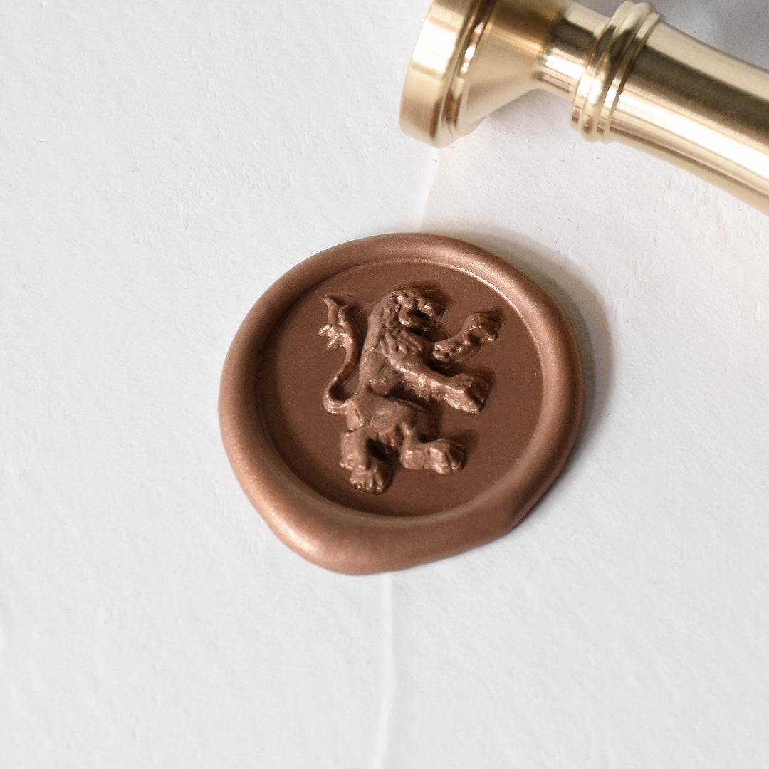 León Brass Wax Stamp