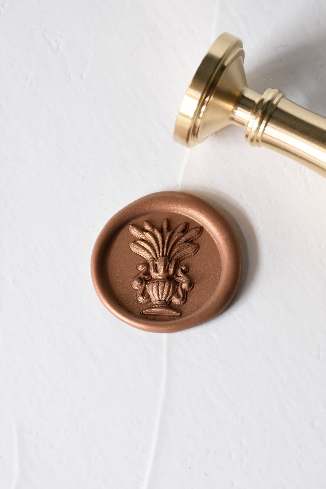 Ornate Brass Wax Stamp