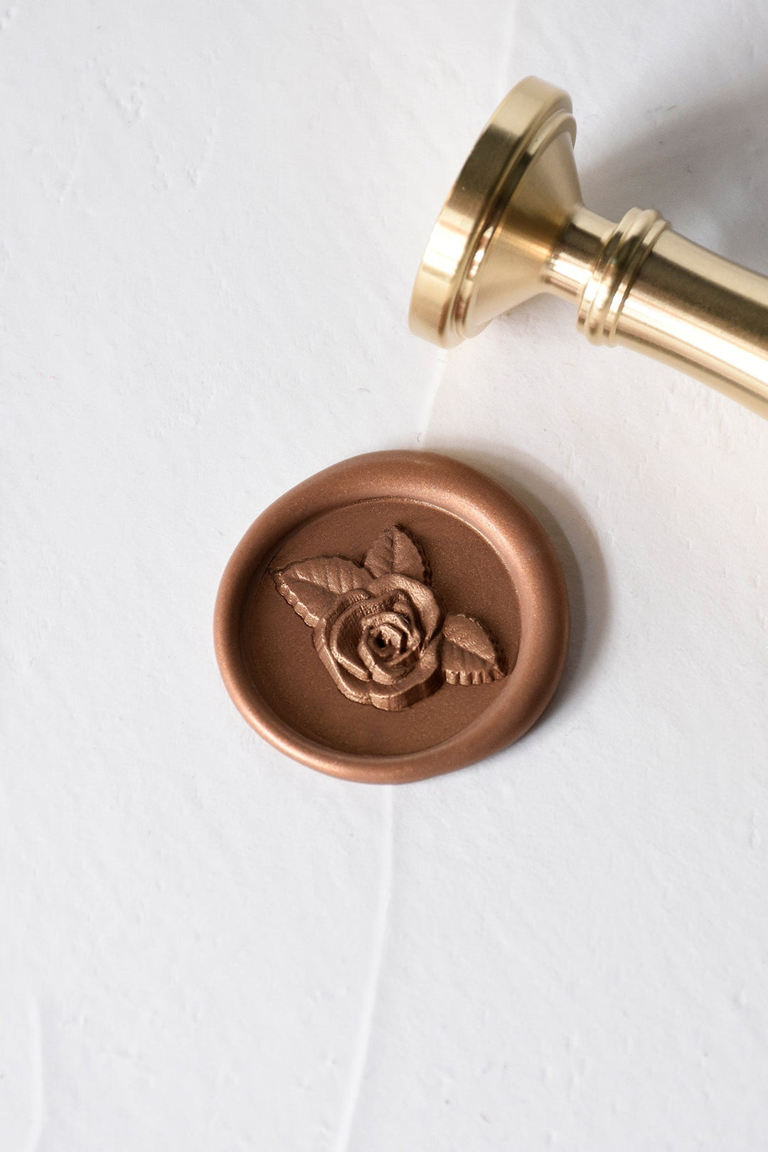 Rosa Brass Wax Stamp