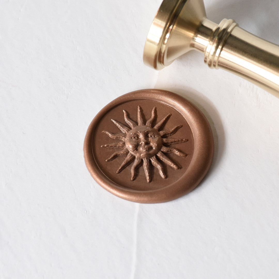 Sol Brass Wax Stamp