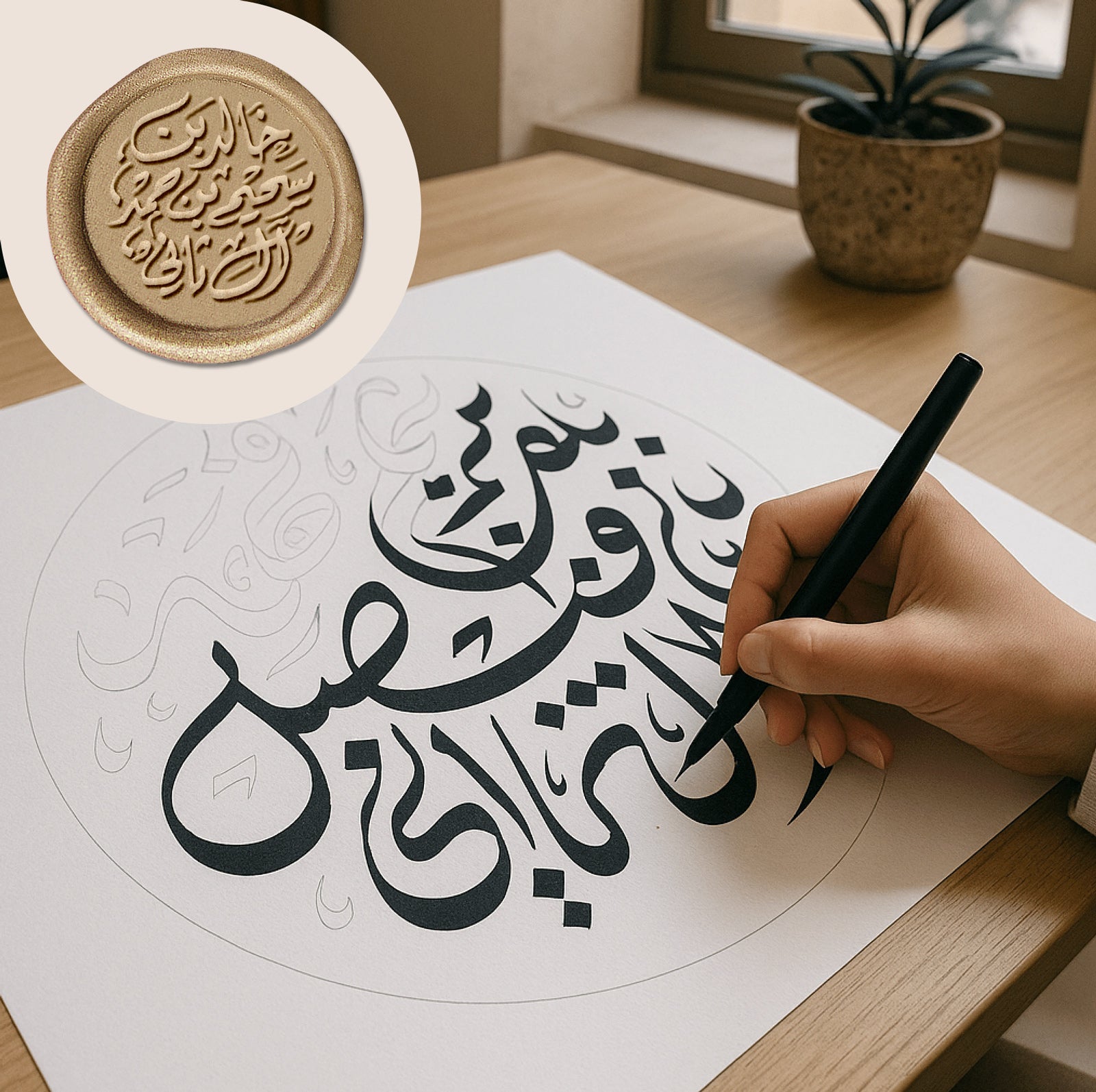 Easy Arabic Calligraphy For Beginners With Pencil Calligraphy Fonts