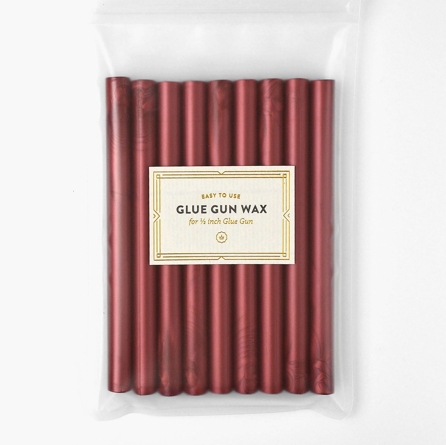 Crimson Glue Gun Wax