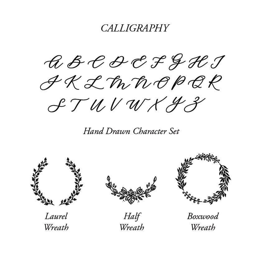 Custom Wax Seal Stamp - Custom Blossom Wedding Monogram Wax Seal Stamp