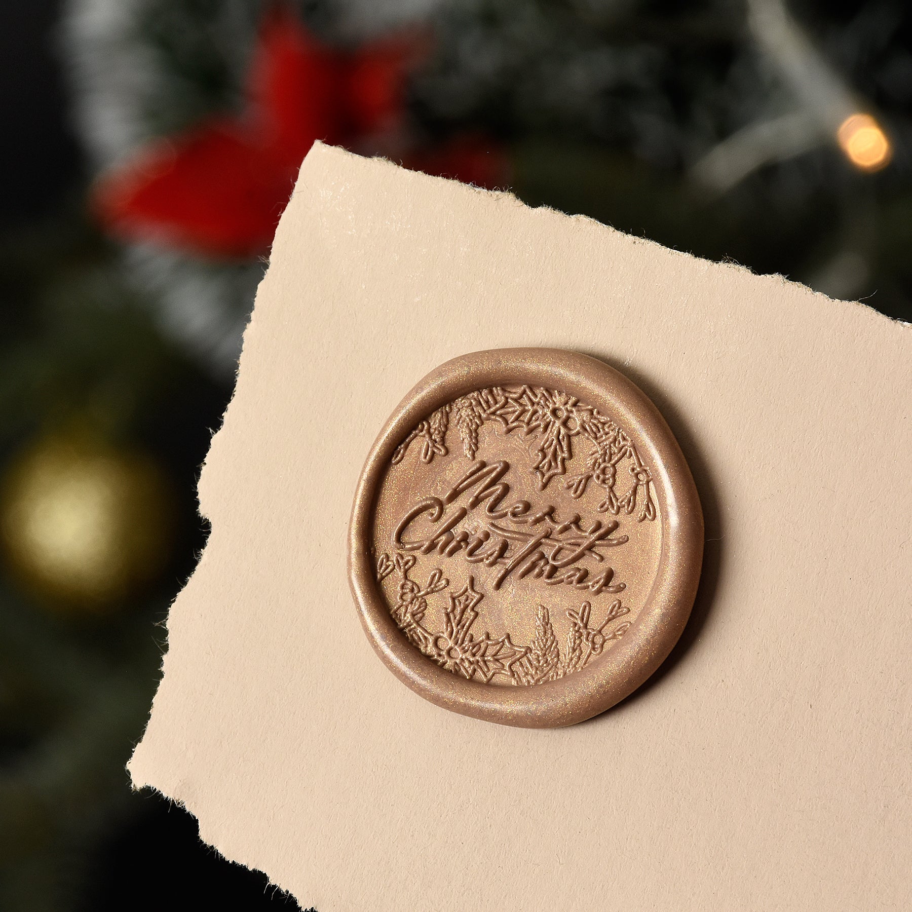 Christmas Tree Wax Seal Stamp/merry Christmas Wax Seal Wax Seal  Stamp/custom Sealing Wax Stamp/wedding Wax Seal Stamp 